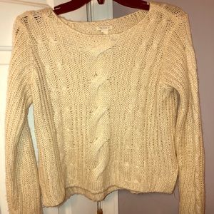 Cream Forever 21 Sweater